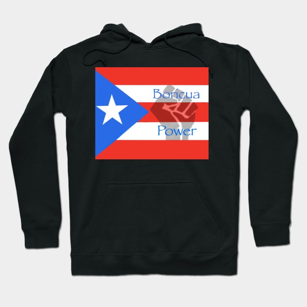 Boricua Power Hoodie by gldomenech